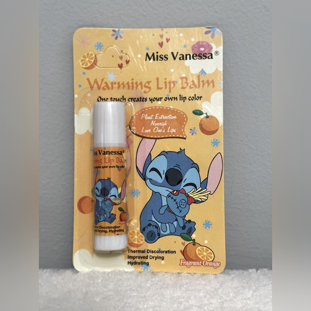 Miss Vanessa Warming Lip Balm with Stitch Design